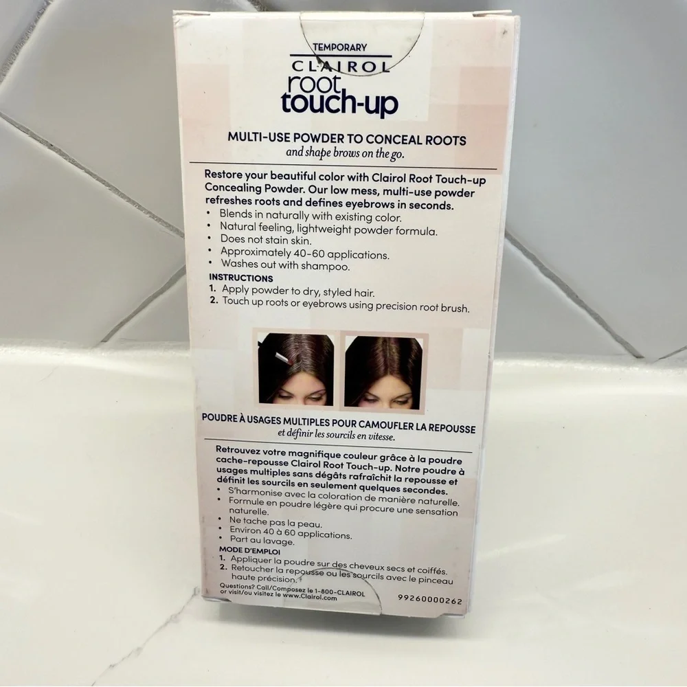 SET OF 3! Clairol Root Touch-Up Concealing Powder Black 2.1g 40-60 Uses